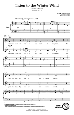 page one of Listen To The Winter Wind (2-Part Choir)