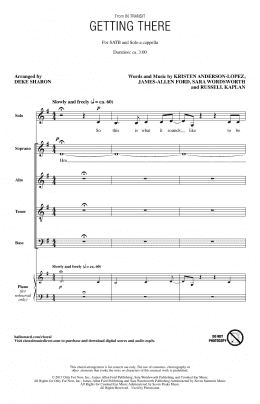 page one of Getting There (Choir)