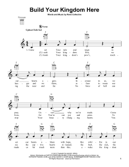 page one of Build Your Kingdom Here (Ukulele)