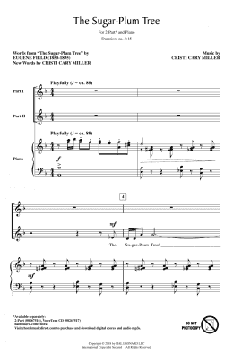 page one of The Sugar-Plum Tree (2-Part Choir)