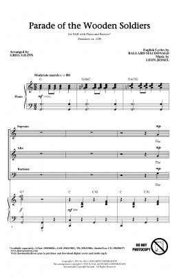 page one of Parade Of The Wooden Soldiers (arr. Greg Gilpin) (SAB Choir)