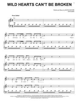 page one of Wild Hearts Can't Be Broken (Piano, Vocal & Guitar Chords (Right-Hand Melody))