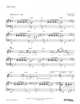 page one of Sh'ma (Piano, Vocal & Guitar Chords (Right-Hand Melody))
