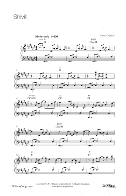 page one of Shiviti (Choir)