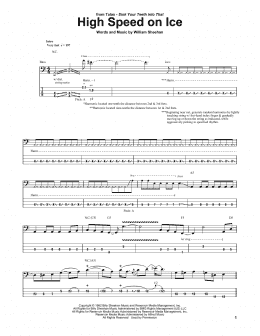 page one of High Speed On Ice (Bass Guitar Tab)