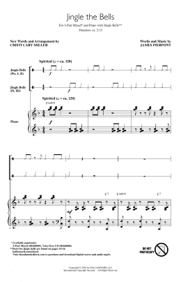 page one of Jingle The Bells (3-Part Mixed Choir)