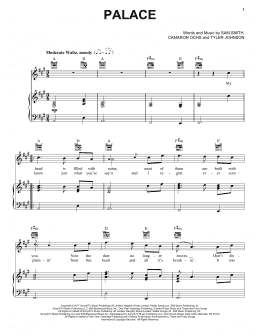 page one of Palace (Piano, Vocal & Guitar Chords (Right-Hand Melody))