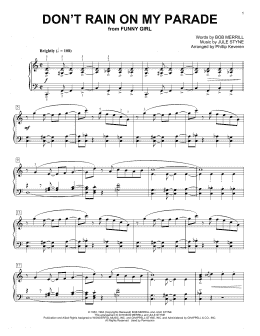 page one of Don't Rain On My Parade (arr. Phillip Keveren) (Piano Solo)