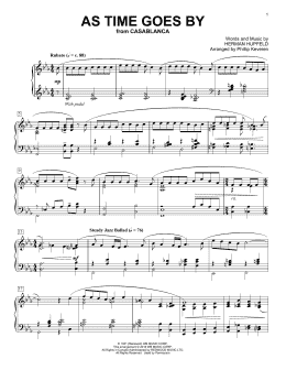 page one of As Time Goes By (arr. Phillip Keveren) (Piano Solo)