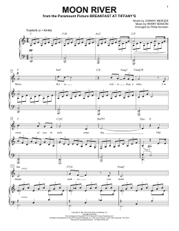 page one of Moon River (arr. Phillip Keveren) (Piano & Vocal)