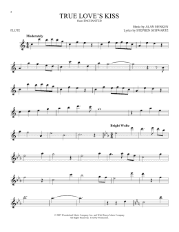 page one of True Love's Kiss (from Enchanted) (Flute Solo)