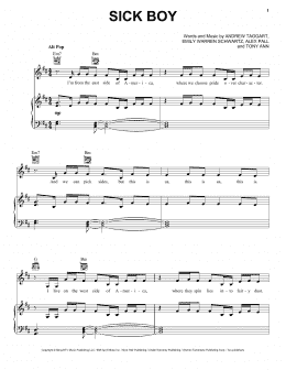 page one of Sick Boy (Piano, Vocal & Guitar Chords (Right-Hand Melody))