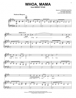 page one of Whoa, Mama (Piano, Vocal & Guitar Chords (Right-Hand Melody))