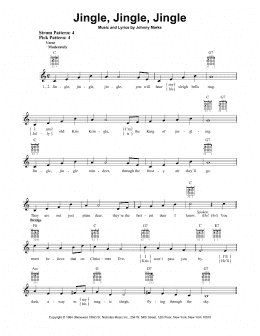 page one of Jingle, Jingle, Jingle (Easy Guitar)