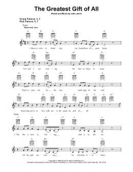 page one of The Greatest Gift Of All (Easy Guitar)