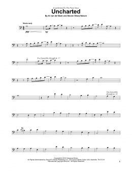 page one of Uncharted (Cello Solo)