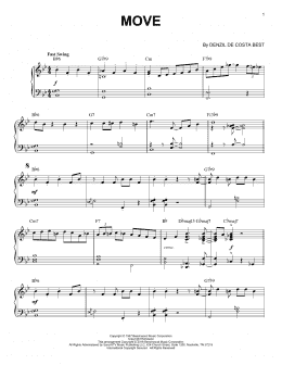 page one of Move (Piano Solo)