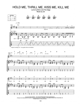 page one of Hold Me, Thrill Me, Kiss Me, Kill Me (Guitar Tab)