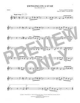 page one of Swinging On A Star (French Horn Solo)