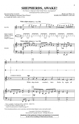page one of Shepherds. Awake! (Choir)