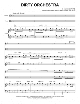 page one of Dirty Orchestra (Instrumental Duet and Piano)
