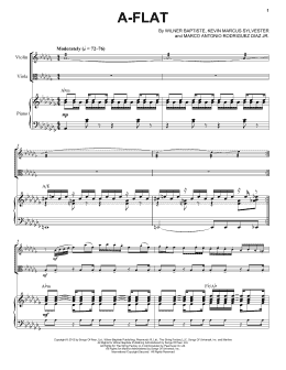 page one of A-Flat (Instrumental Duet and Piano)