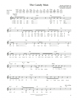 page one of The Candy Man (from The Daily Ukulele) (arr. Liz and Jim Beloff) (Ukulele)