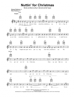 page one of Nuttin' For Christmas (Easy Guitar)