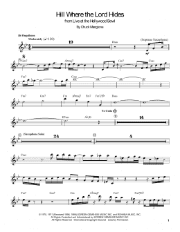 page one of Hill Where The Lord Hides (Trumpet Transcription)