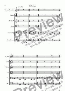 page one of O'Jonathan's Concerto (movement 3)