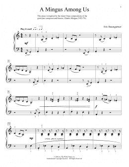 page one of A Mingus Among Us (Educational Piano)