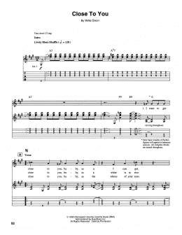 page one of Close To You (I Wanna Get) (Guitar Tab)