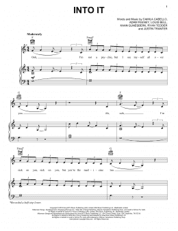 page one of Into It (Piano, Vocal & Guitar Chords (Right-Hand Melody))