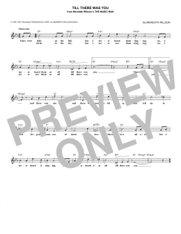 page one of Till There Was You (Lead Sheet / Fake Book)