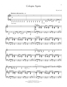 page one of Cologne Again (Piano Solo)