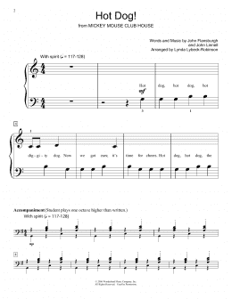 page one of Hot Dog! (arr. Lynda Lybeck-Robinson) (Educational Piano)