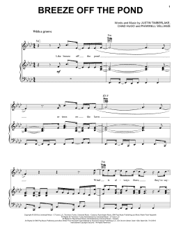 page one of Breeze Off The Pond (Piano, Vocal & Guitar Chords (Right-Hand Melody))