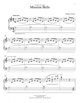 page one of Mission Bells (Educational Piano)