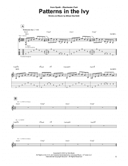 page one of Patterns In The Ivy (Guitar Tab)