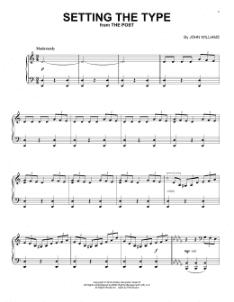 page one of Setting The Type (Piano Solo)