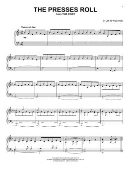 page one of The Presses Roll (Piano Solo)