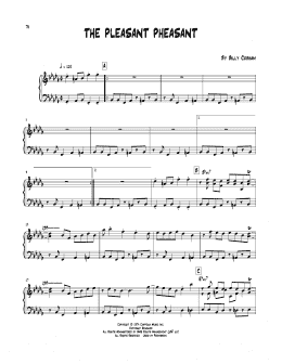 page one of The Pleasant Pheasant (Piano Transcription)