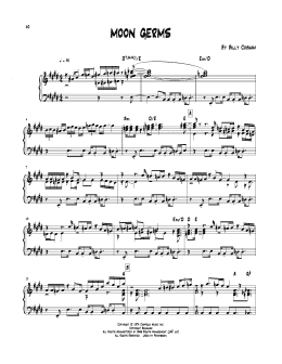 page one of Moon Germs (Piano Transcription)