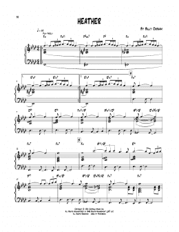 page one of Heather (Piano Transcription)