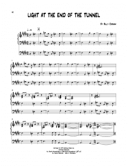 page one of Light At The End Of The Tunnel (Piano Transcription)