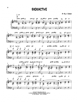 page one of Radioactive (Piano Transcription)