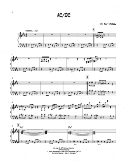 page one of AC/DC (Piano Transcription)