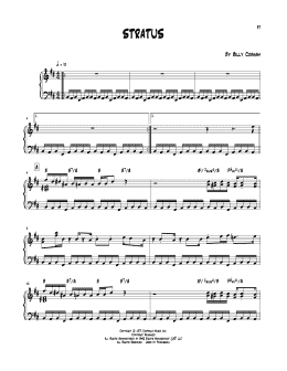 page one of Stratus (Piano Transcription)