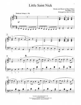 page one of Little Saint Nick (Educational Piano)