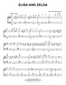 page one of Elisa And Zelda (Piano Solo)